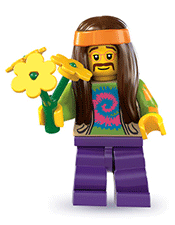 LEGO Hippie Minifigure