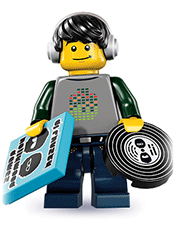 LEGO DJ Minifigure
