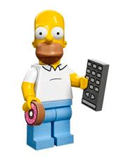 LEGO Homer Simpson Minifigure