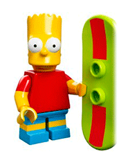 LEGO Bart Simpson Minifigure