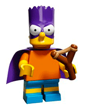 LEGO Bartman Minifigure