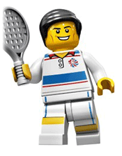 LEGO Tactical Tennis Player Minifigure