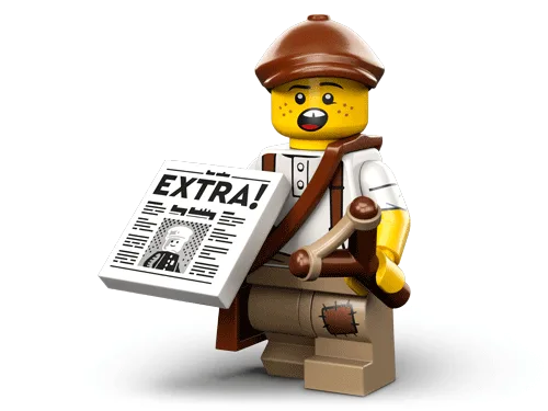 LEGO Newsboy Minifigure