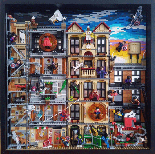 Marvel using 50cmx50cm by i1art-LEGO-OFFICIAL