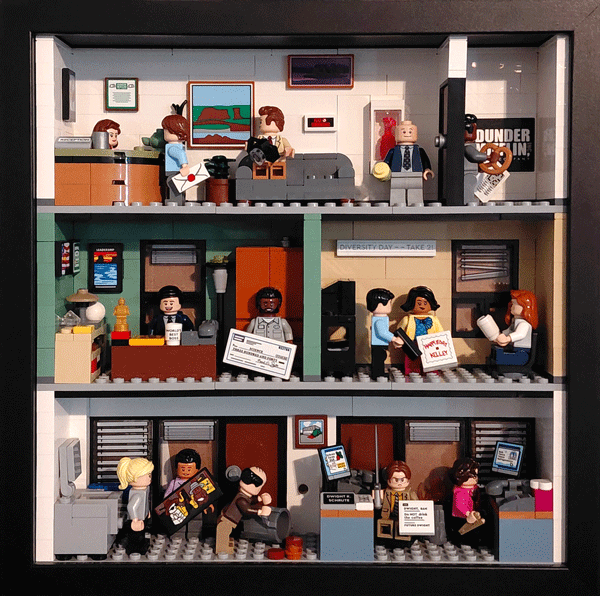 IKEA SANNAHED Frame LEGO Office Build